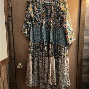 Multi colored cardigan